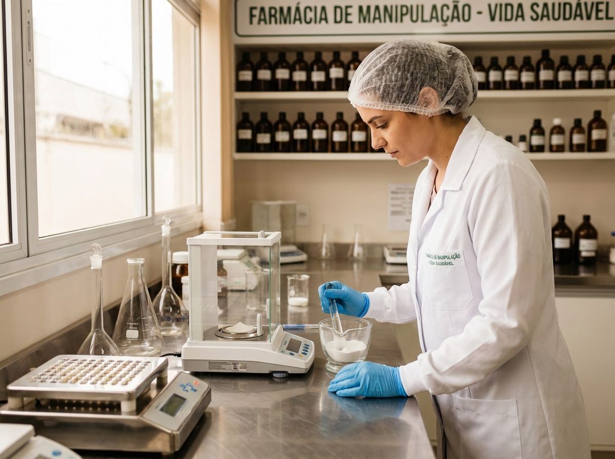 Laboratório de manipulação farmacêutica